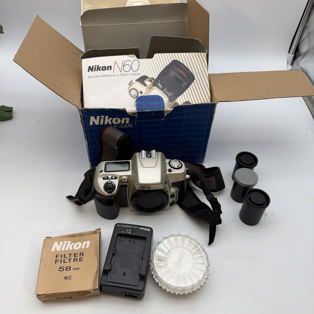 Nikon N60 Silver 35mm SLR Film Camera